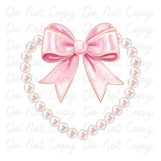 Coquette Heart Pearls