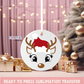 Girl Reindeer Santa Hat