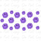 Purple Smiley Faces